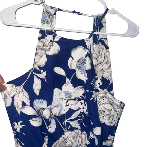 Lulus In Blossom Blue Floral Print Maxi Dress - Picture 10 of 14